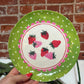 Melamine Salad Plate - Strawberries