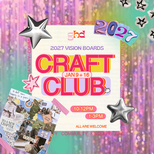 January Craft Club: Vision Boards - Sat 1/9 + 1/16