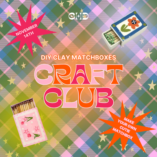 November Craft Club: Clay Matchboxes  - 11/14