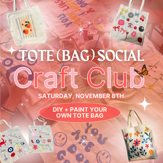 November Craft Club: Tote Social - 11/8