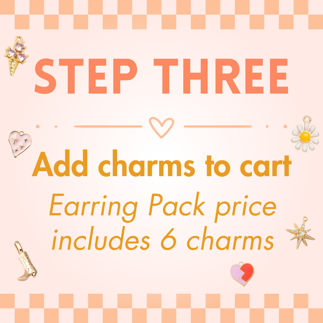 Custom Charm Earrings 6-Pack