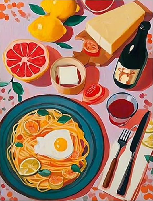 Carbonara Diamond Painting Art Kit