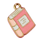Enamel Book Gold Charm