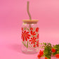 Falling Petals Glass Cup (3 Colors!)