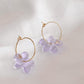 Jelly Flower Hoops (4 colors)