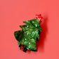 Holiday Tree Hair Claw Clip