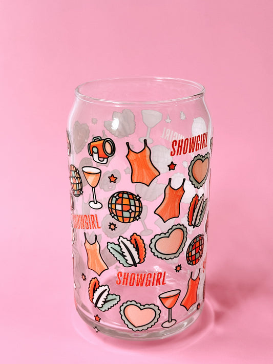 The Life of a Showgirl Glass Cup