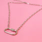 Vixen Silver Carabiner Necklace