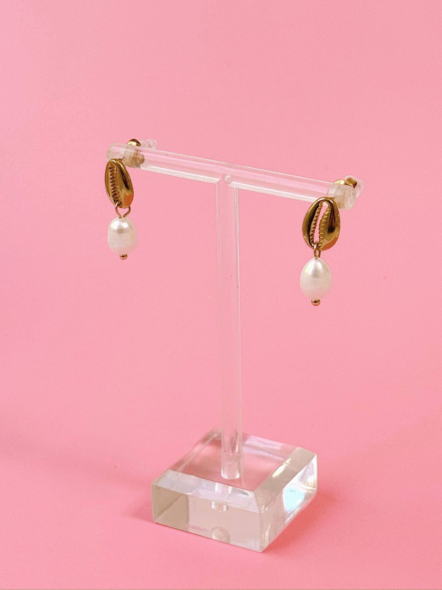Oceanfront Dangle Studs (Gold + Silver)