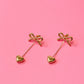 Heart Drop Stud Dangles