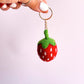 Strawberry Felt Keychain