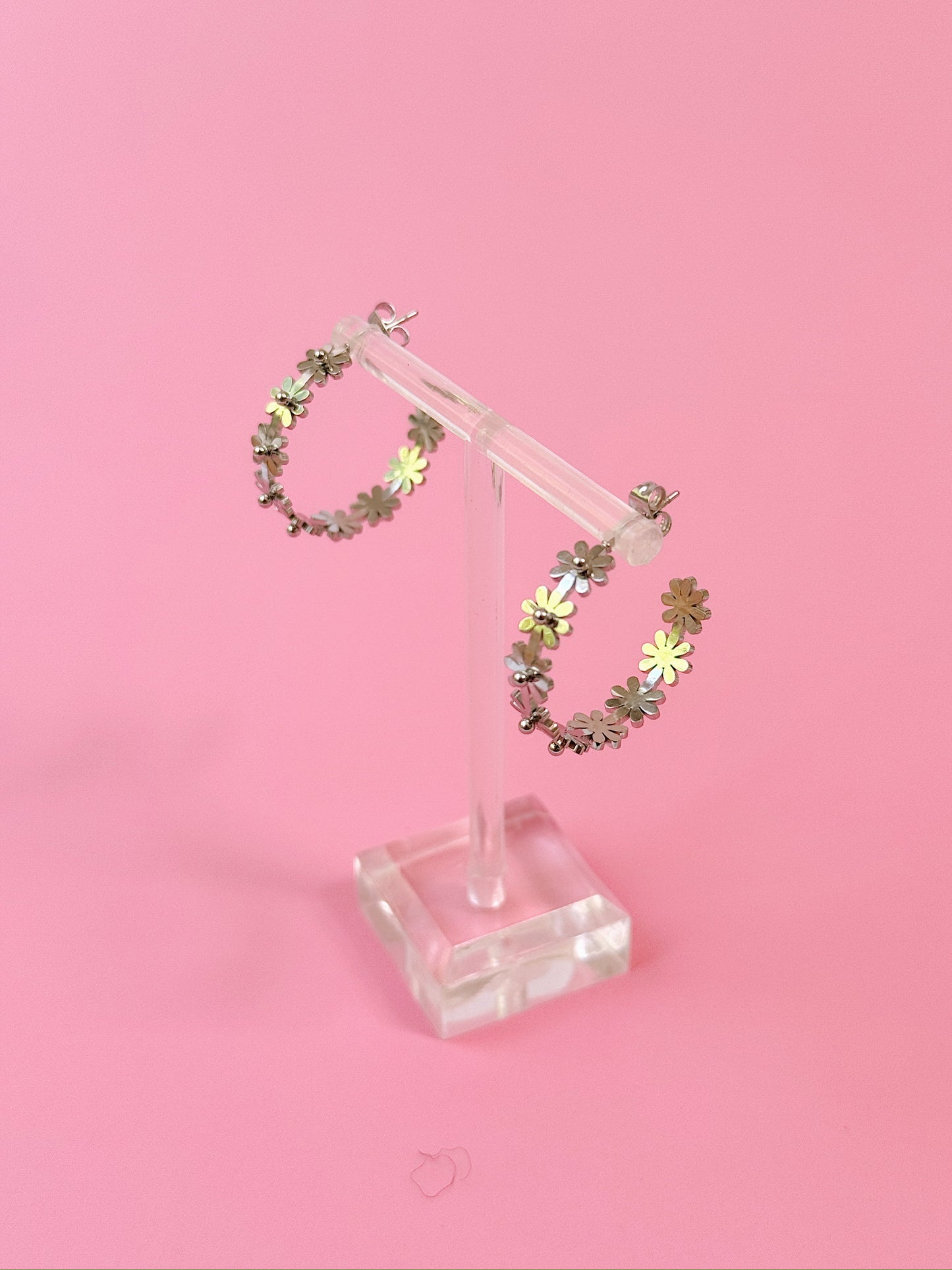 Wildflower Metal Hoops (Gold + Silver)