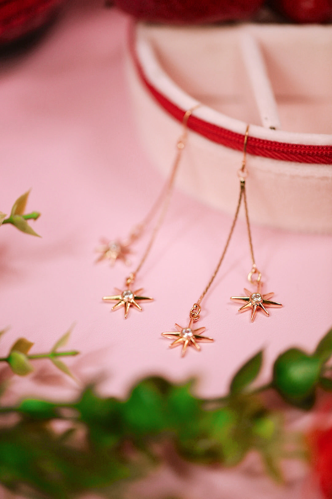 Staggered Star Drops (Gold + Silver)