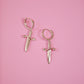 Romantasy Sword Huggies