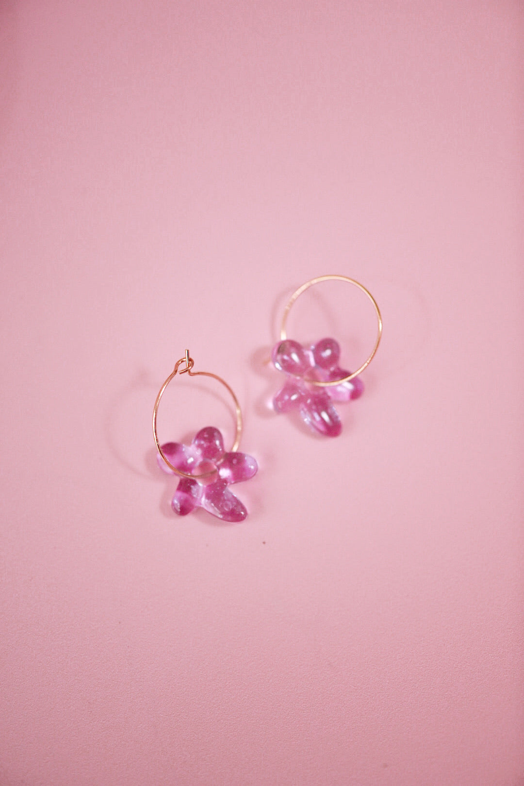 Jelly Flower Hoops