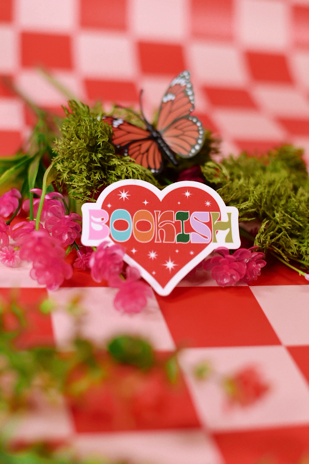 Bookish Heart Sticker