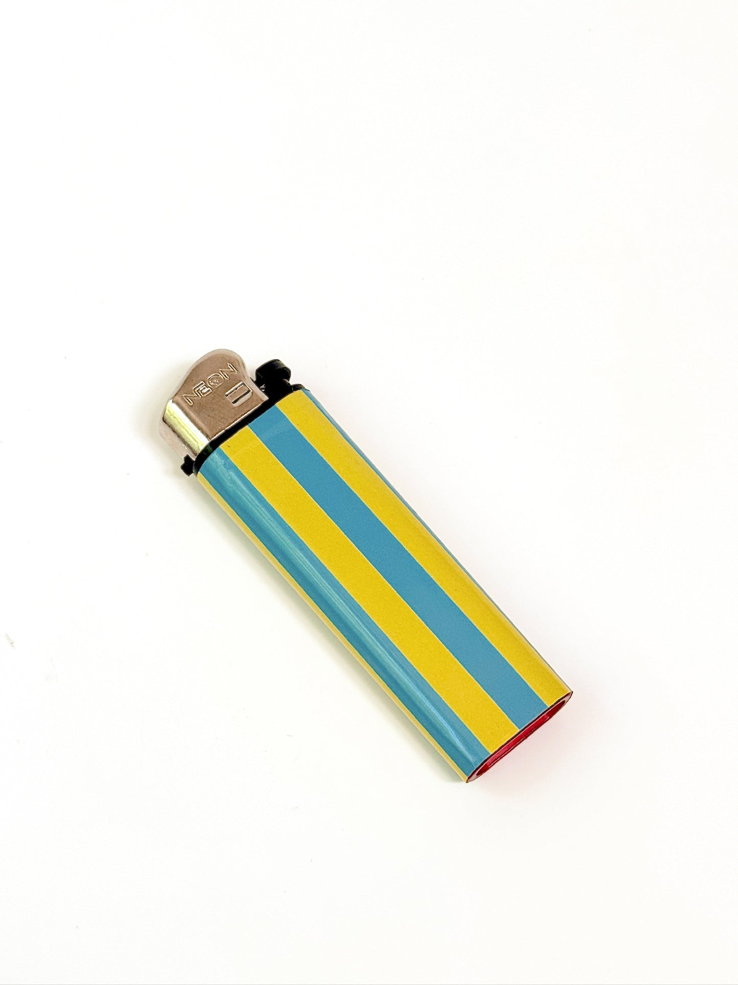 Teal Stripes Lighter