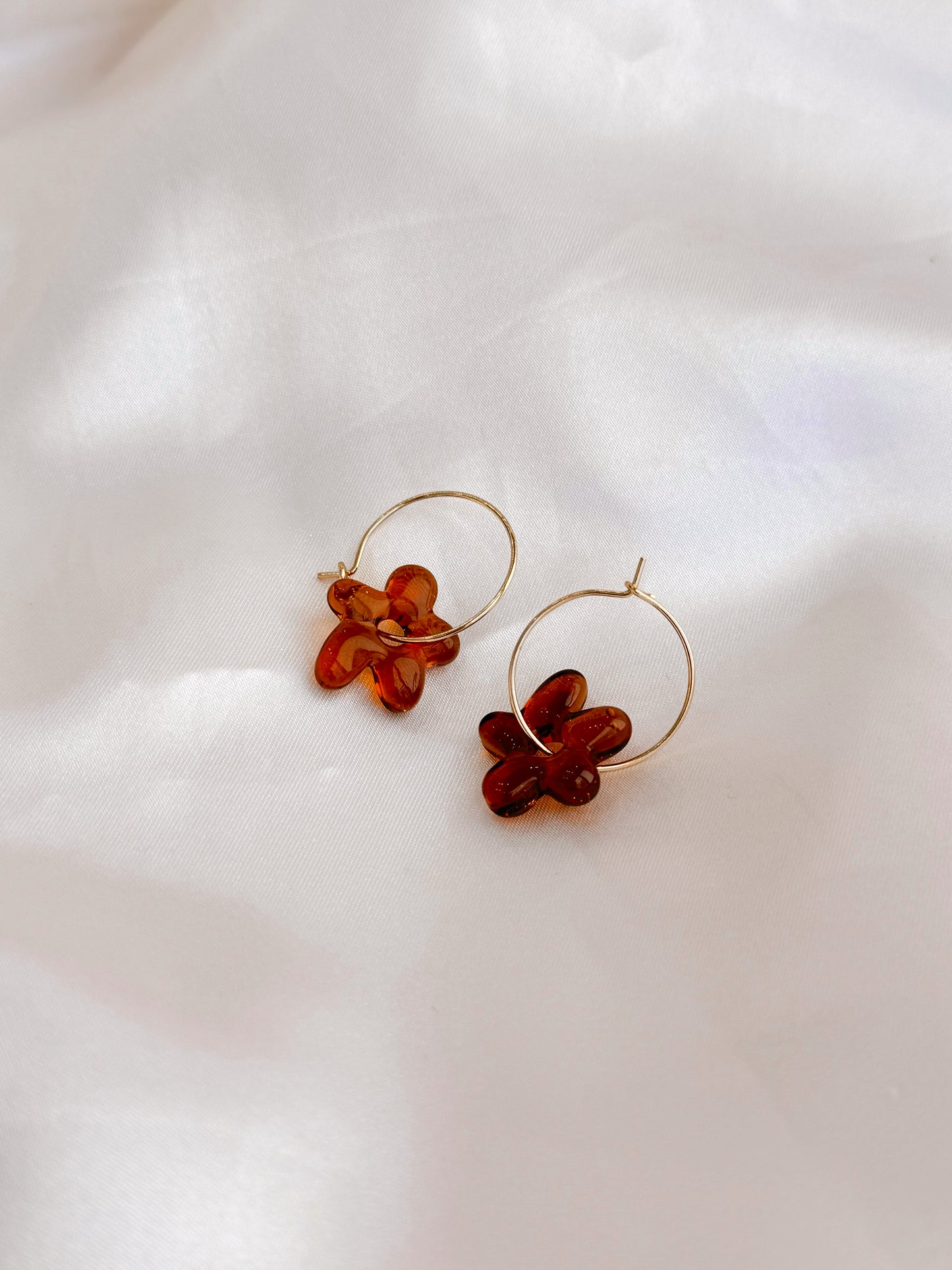 Jelly Flower Hoops