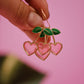 Cherry Heart Hoops (2 Color Options)
