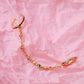 Gemmed Up Ear Cuff Connector Hoop