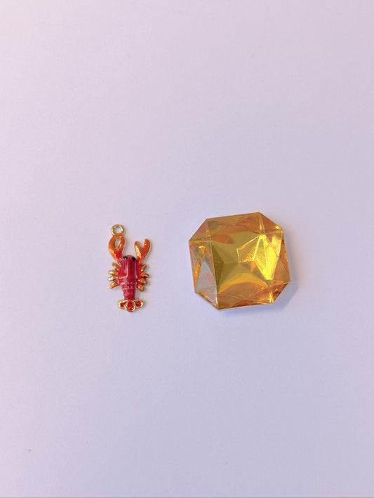 Lobster Gold Charm