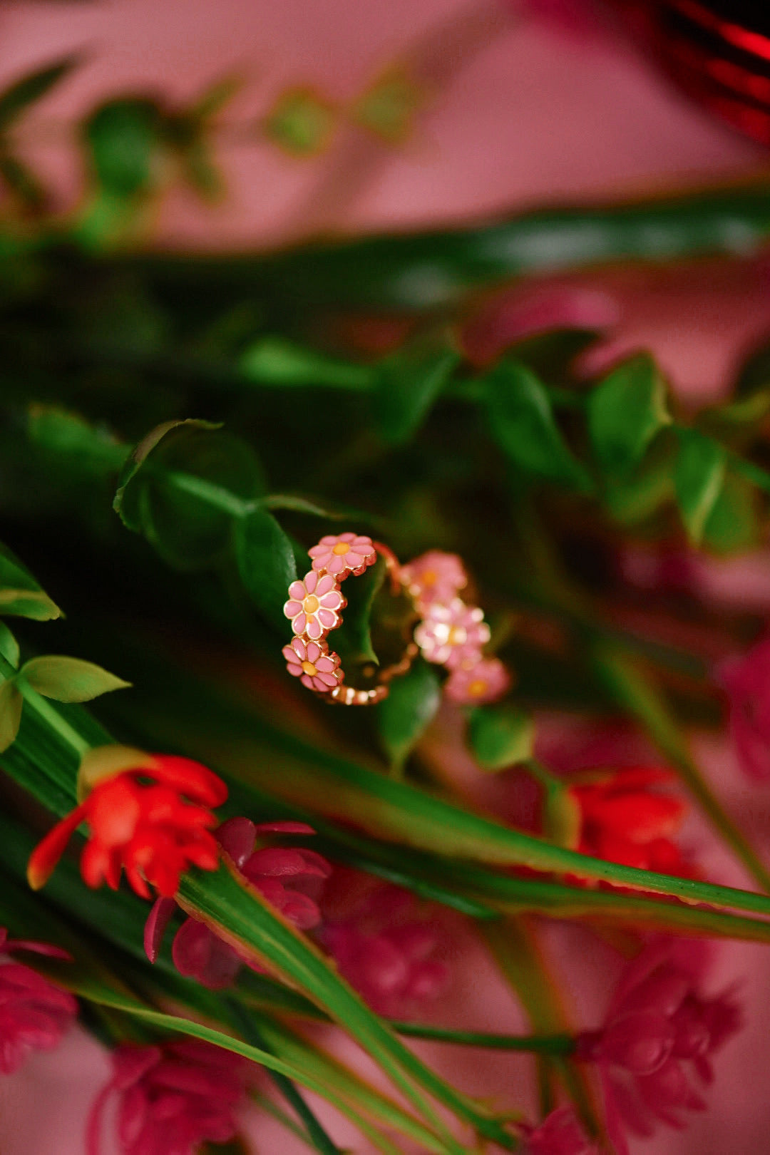 Daisy Hoops (3 Color Options)