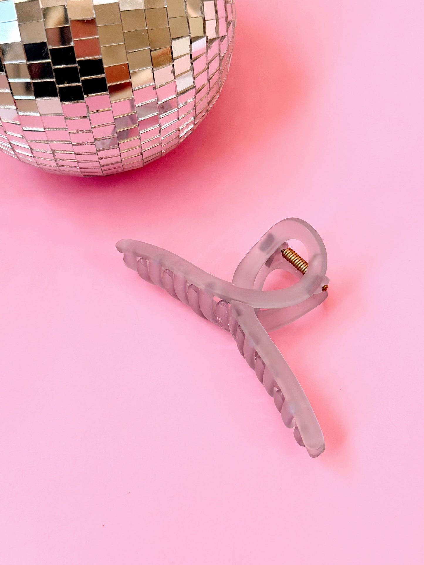 Matte Jelly Hair Claw Clip