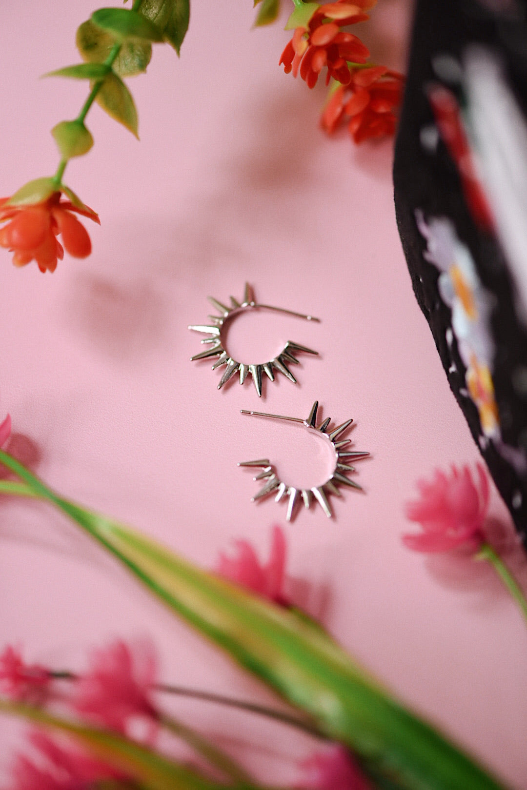 Sun Flare Hoops (Gold + Silver)