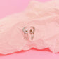 Silver Lunar Moon Studs