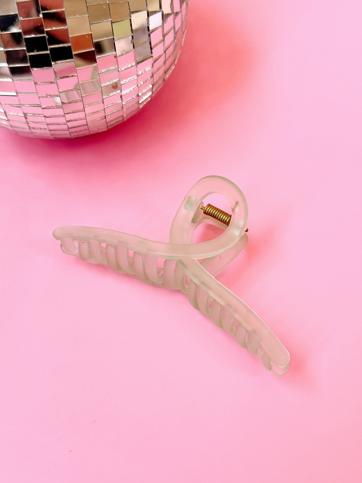 Matte Jelly Hair Claw Clip