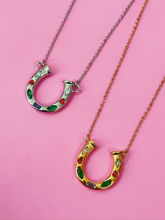 Lucky Girl Horseshoe Necklace