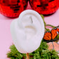 Dew Drop Flat-Back Stud (Single or Pair!)