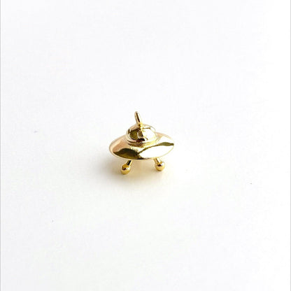 UFO Charm (Gold + Silver)