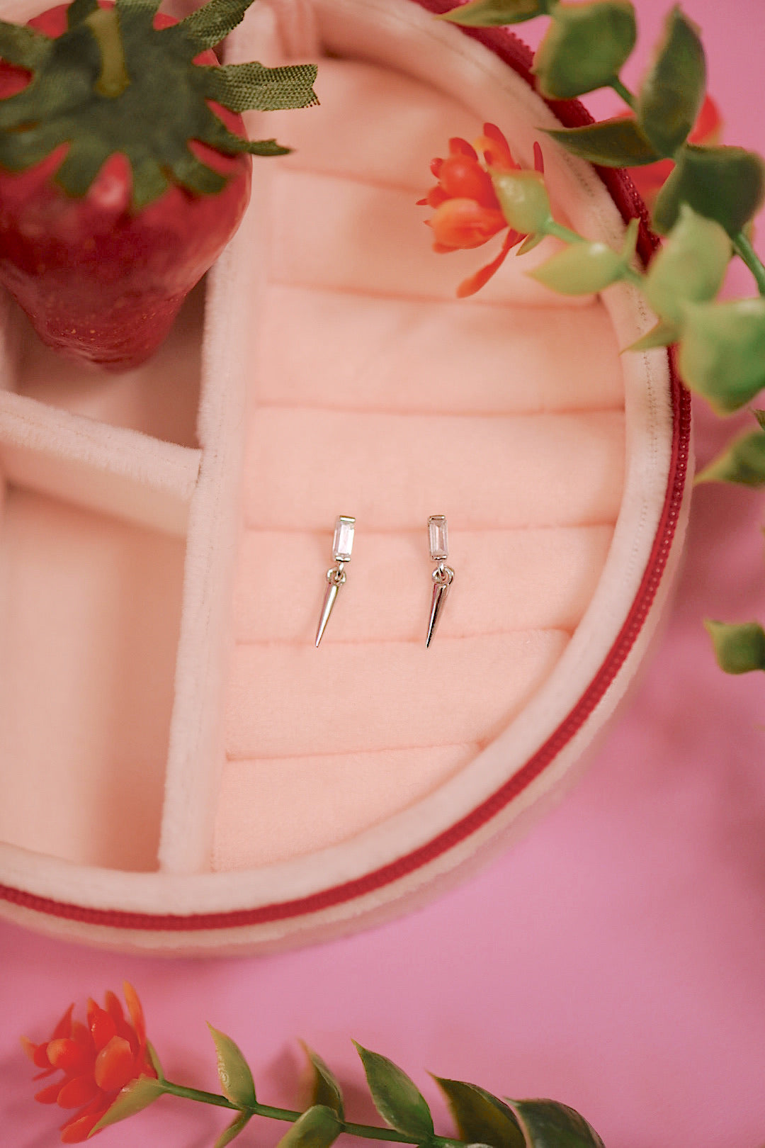 Jewel & Spike Studs (Gold + Silver)