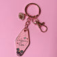 Getaway Car Rose Gold Keychain