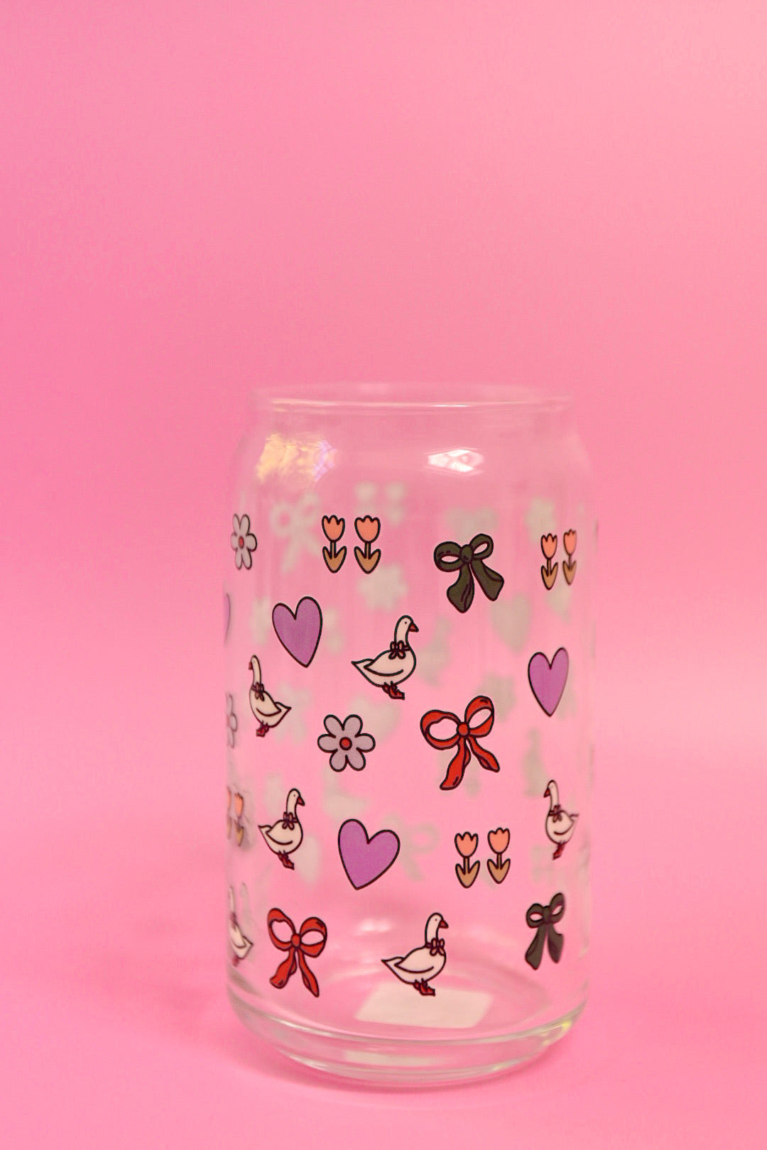 Silly Goose Glass Cup