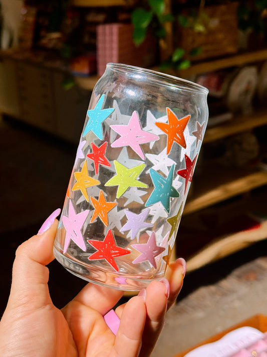 Starry Eyed Glass Cup