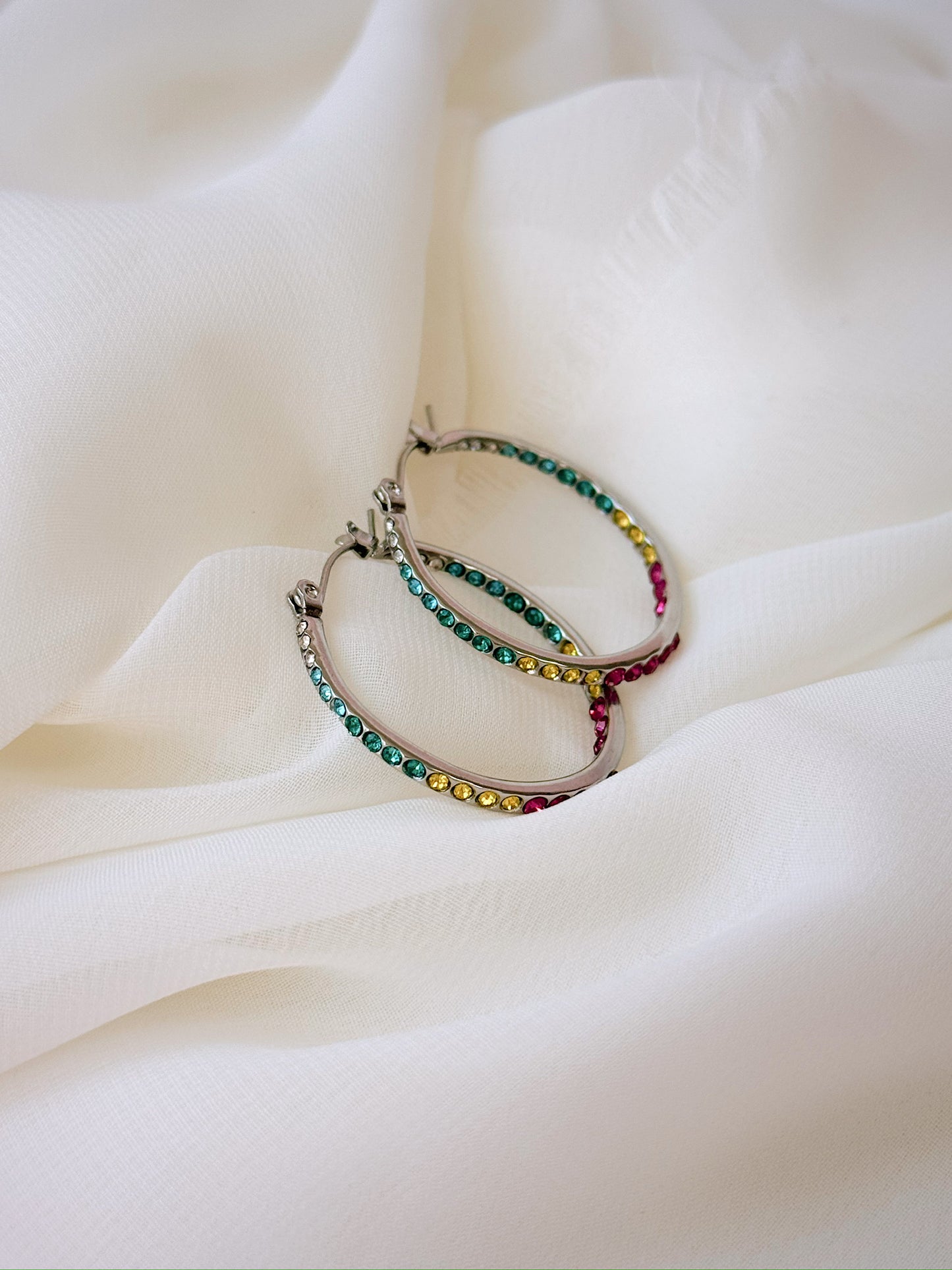 Cosmic Candy Hoops (Gold + Silver)