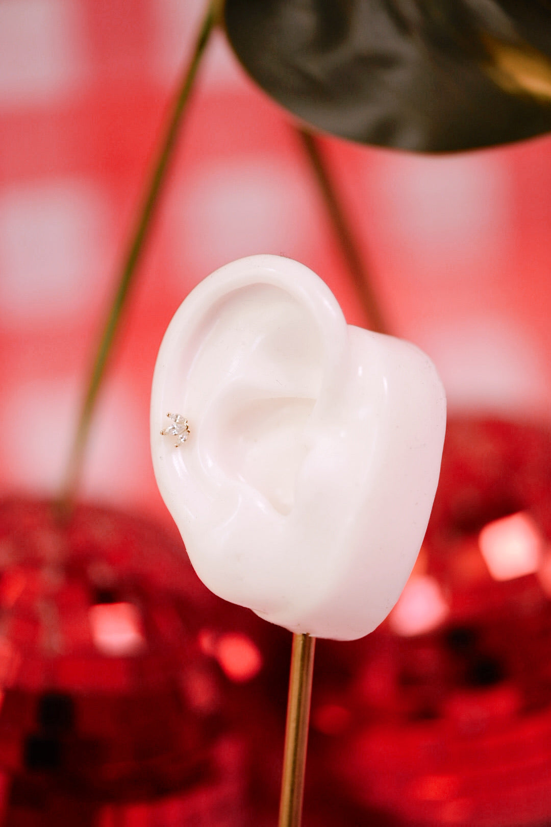 Mini Crown Jewel Flatback Stud