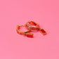Amber Jewel Hoops