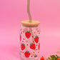 Strawberry Dreams Glass Cup