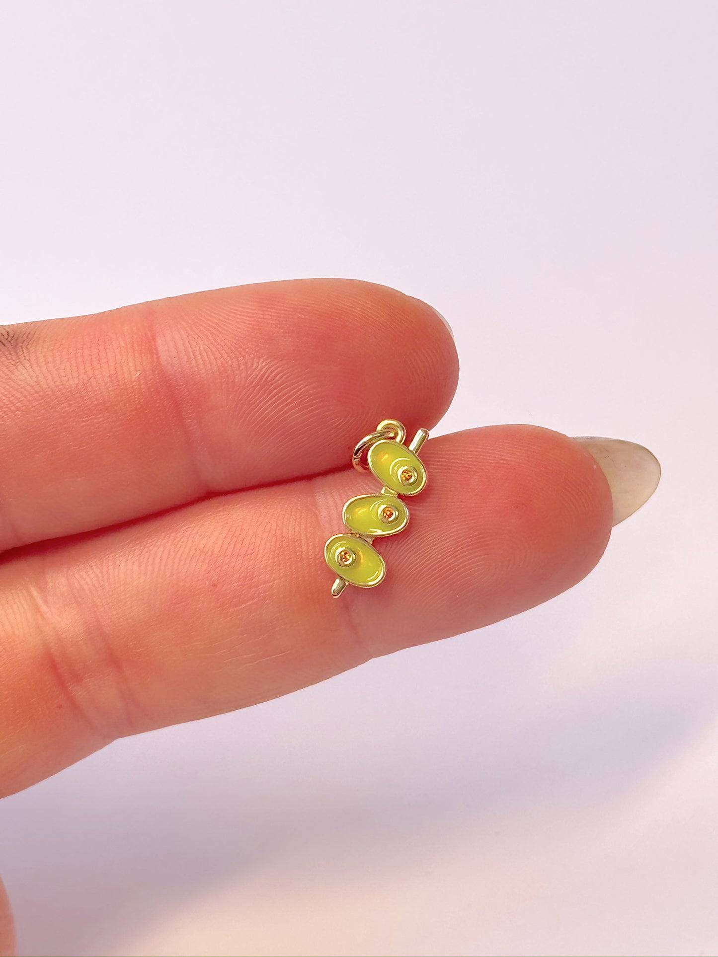 Olive Skewer Gold Charm