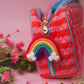 Rainbow Felt Keychain