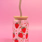 Strawberry Dreams Glass Cup