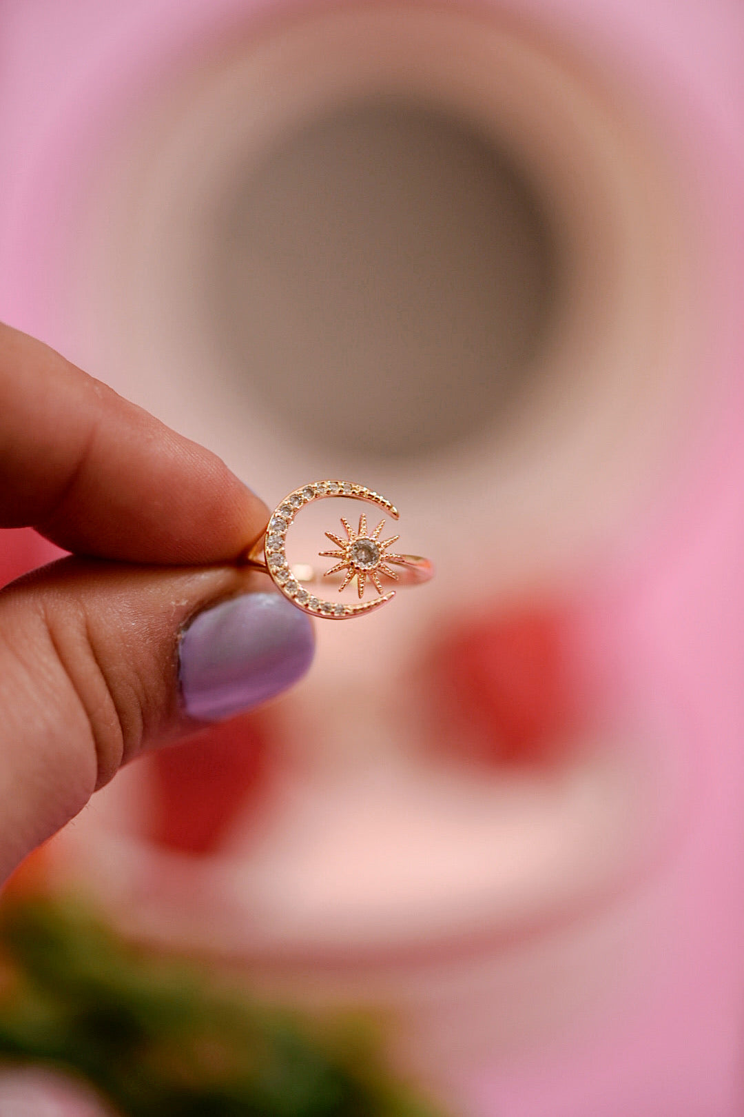 Moonlit Statement Ring