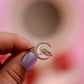 Moonlit Statement Ring