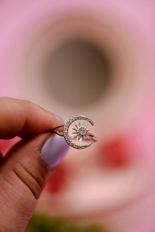 Moonlit Statement Ring