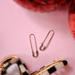Safety Pin Earrings (Gold + Silver)
