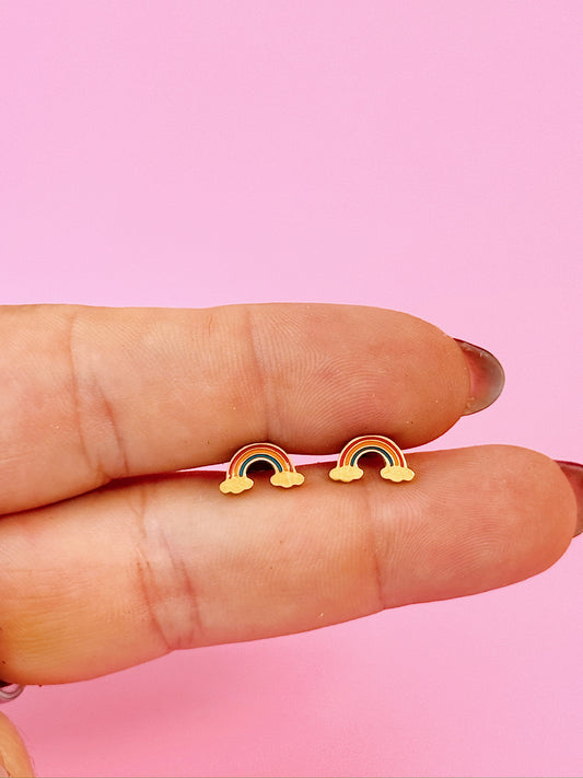 Rainbow Arch Flat-back Pushpin Studs