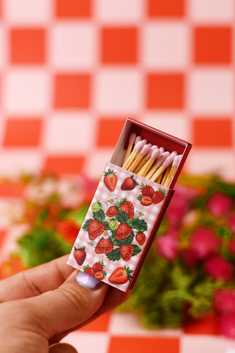 Strawberry Picnic Matchbox